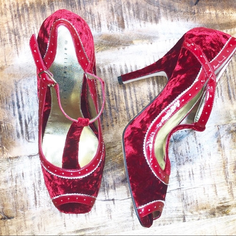 Martinez Valero Ruby Velvet Tango Heels